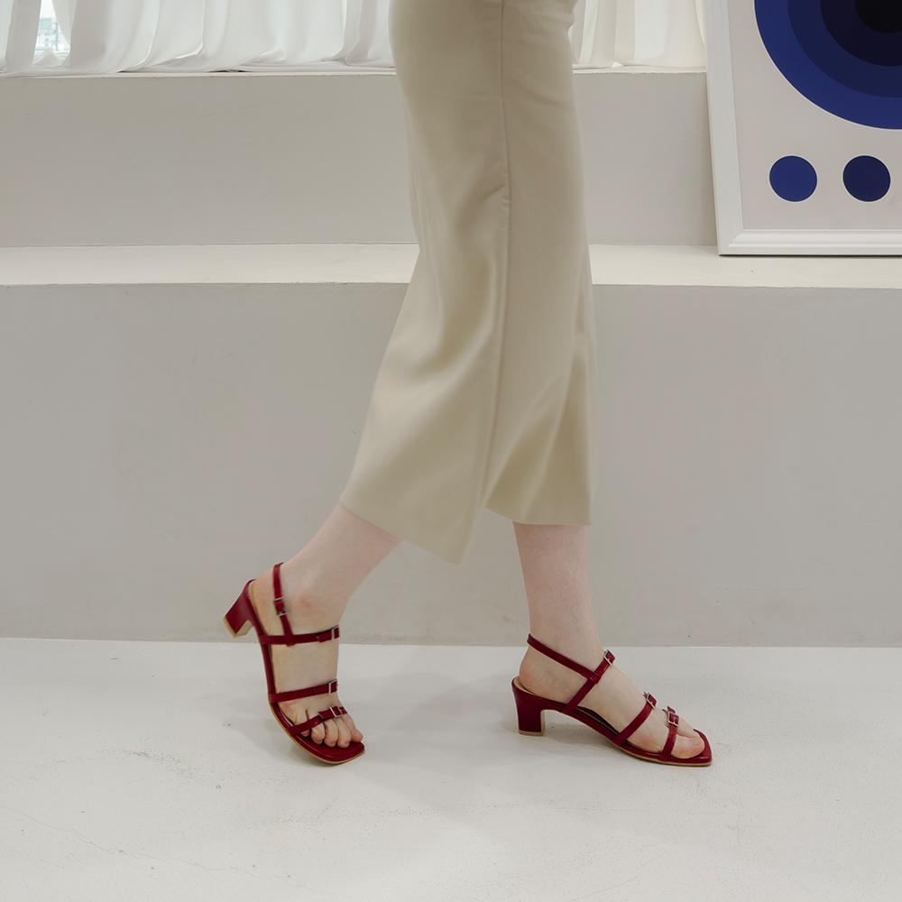 Kerrijade Circle Buckle Sandals_3 Color (B Type)