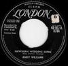 7-дюймовая пластинка ЭНДИ УИЛЬЯМС - Гавайская свадебная песня 45HLA8784 London Records 1959 Великобритания Джаз Б/У