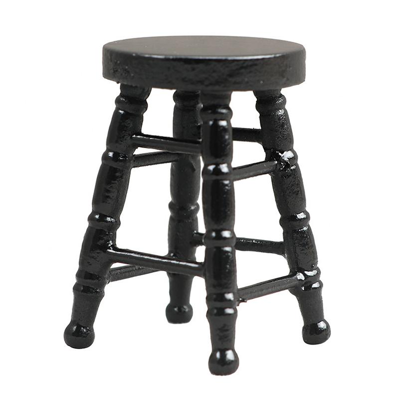 Мини-мебель, имитация кукольного домика, модель деревянного табурета, гостиная, игрушка, кукольный дом, мебель, аксессуары, миниатюрная детская игрушка