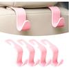 Car Seat Headrest Hook, 4 Pack Auto Seat Hanger Storage Organizer For Purse Handbag Coats Grocery Bags, Automotive Interior Accessories, Universal