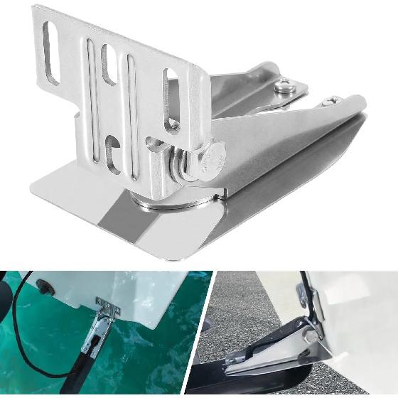 0101200611 Heavy Duty Transom Mount with Spray Sheild Compatible with Garmin Echo, GPSMAP, GT 4pin, 8pin, 12pin Transducer