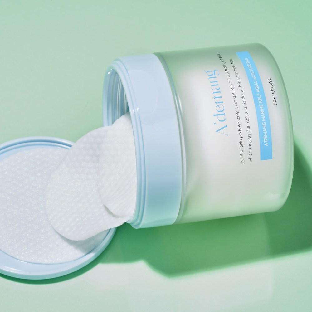 ADEMANG Marine Kelp Aqua Moisture Toner Pads 60 sheets, 2 pieces