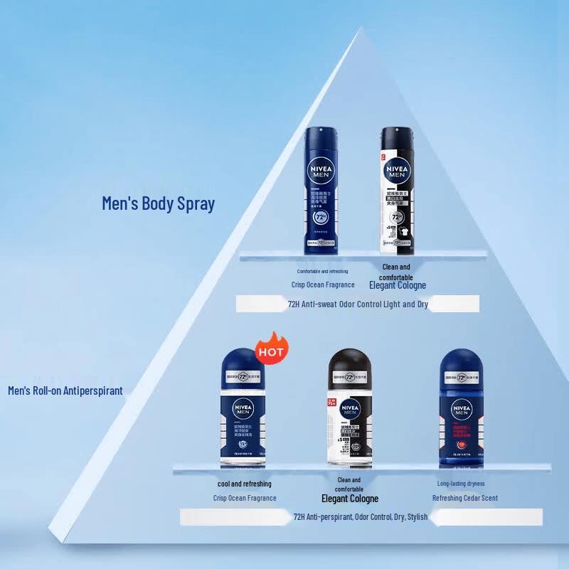 NIVEA Men's Ocean Cool Antiperspirant Roll-On