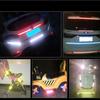 Motorcycle Cycling Accessories Wheel Rim Decal Bike Reflective Stickers Security warning tape