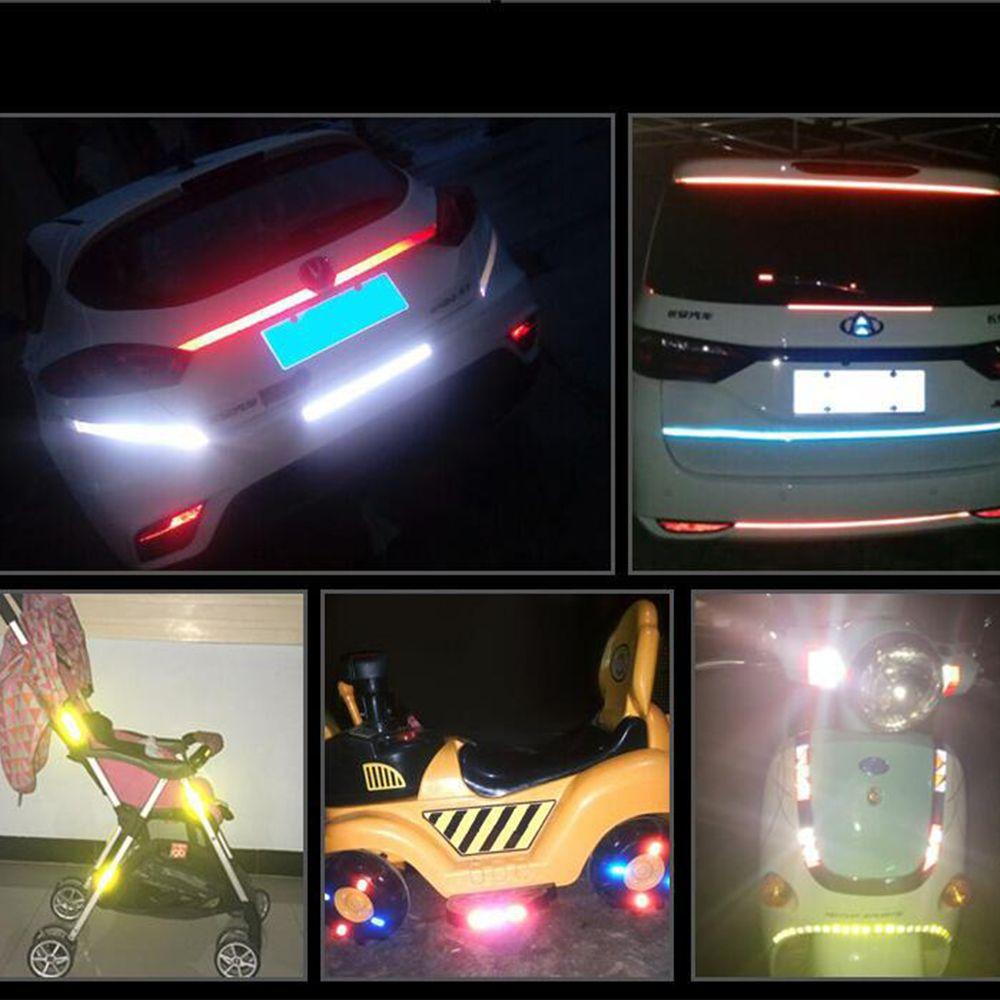 Motorcycle Cycling Accessories Wheel Rim Decal Bike Reflective Stickers Security warning tape
