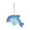 [Aqua] Plush Toy Marine Anywhere Friends Keychain Dolphin Blue 00080078