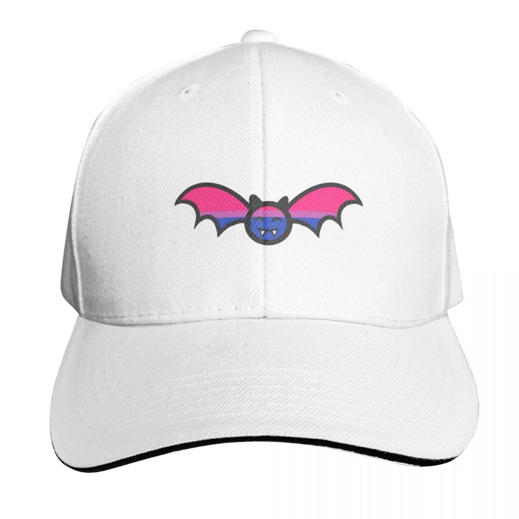 Bisexual Pride Bat Baseball Cap black Visor New In The Hat cute Womens Hats For The Sun Unisexs