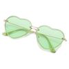 Prom UV Protection Heart Glasses Sun Glasses Heart-Shaped Sunglasses Pink Hippie Sunglasses Rimless
