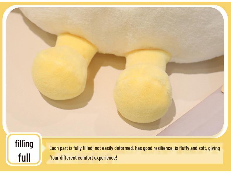 Плюшевая подушка-пельмень из мультфильма - Милая, забавная кукла-симулятор еды для сна и комфорта