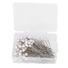 100Pcs Pearl Pins Round Head Fixing Positioning Needles Straight Sewing Decoration Supplies
