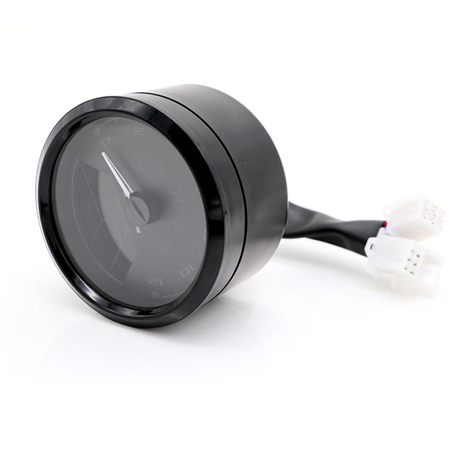 12000RPM Motorcycle Universal LCD Signal Speedometer Tachometer Odometer Gauge f
