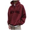 Men's Loose Printed Hooded Sweatshirt Men's Casual Fashion Sports Sweatshirt