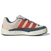Adidas Adimatic Comfortable Trendy Slip-Resistant Low-Top Skate Shoes Unisex Sneakers White Blue Orange ID1000
