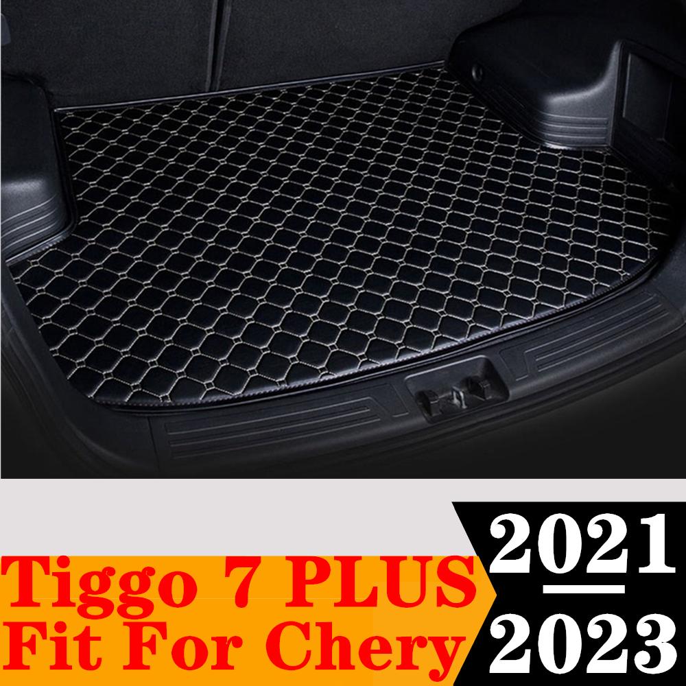 Sinjayer коврик для багажника автомобиля, водостойкий автомобильный коврик для багажника, плоская боковая подкладка для багажника, подходит для Chery Tiggo 7 PLUS 22