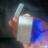 1 шт. Новый ветрозащитный металлический USB-зажигалка-фонарик, реактивная двойная плазменная дуговая зажигалка, газовая электрическая, перезаряжаемая бутаном, для трубки, сигары
