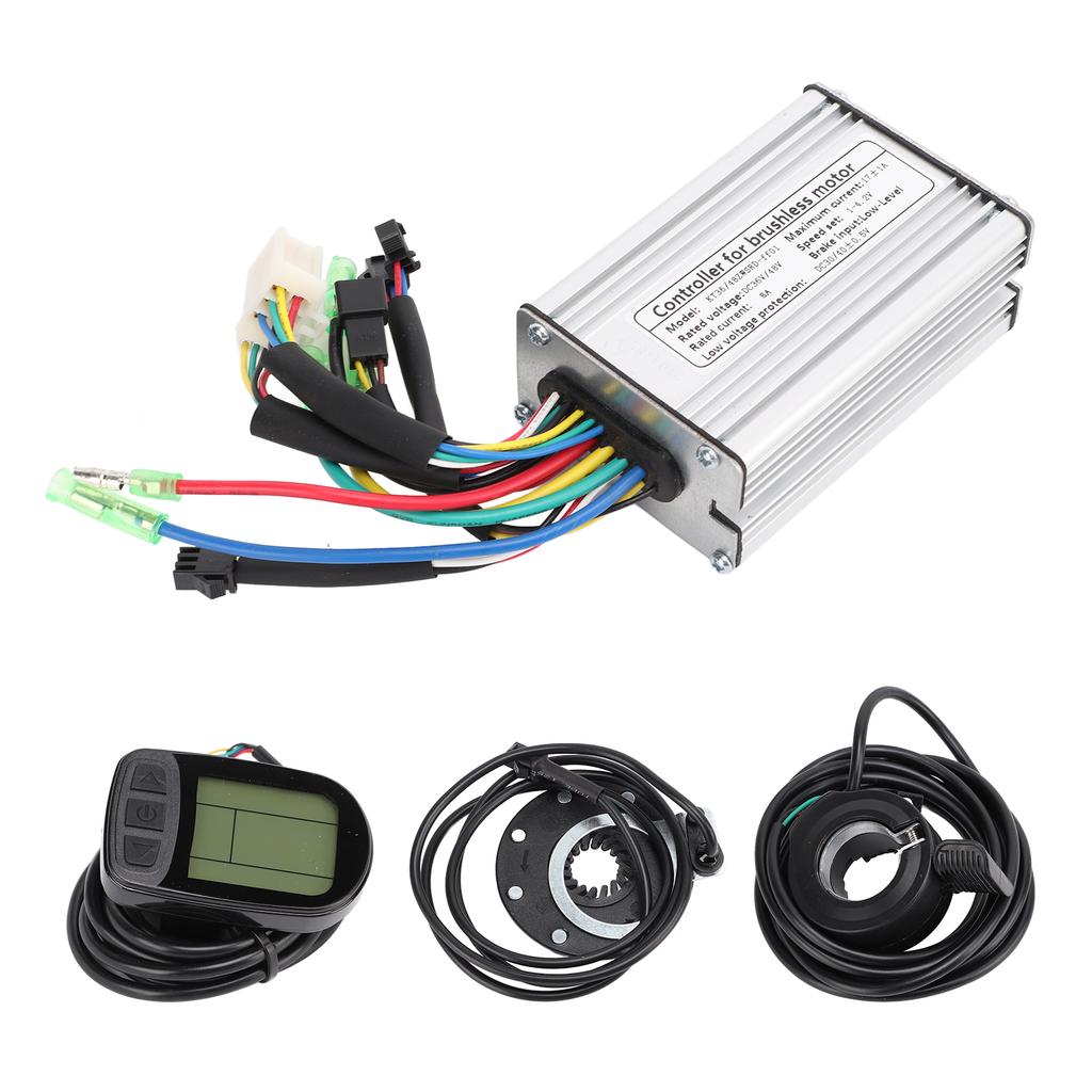 36V48V 350W комплект контроллера электродвигателя 17A бесщеточный контроллер двигателя с дисплеем KT LCD5