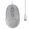 Wired Type-C Mouse, 3-Button, Optical, Ergonomic, 3-Level DPI, Compatible with Windows, iOS, Android, MAC, PC, Tablets, Laptops, and Smartphones