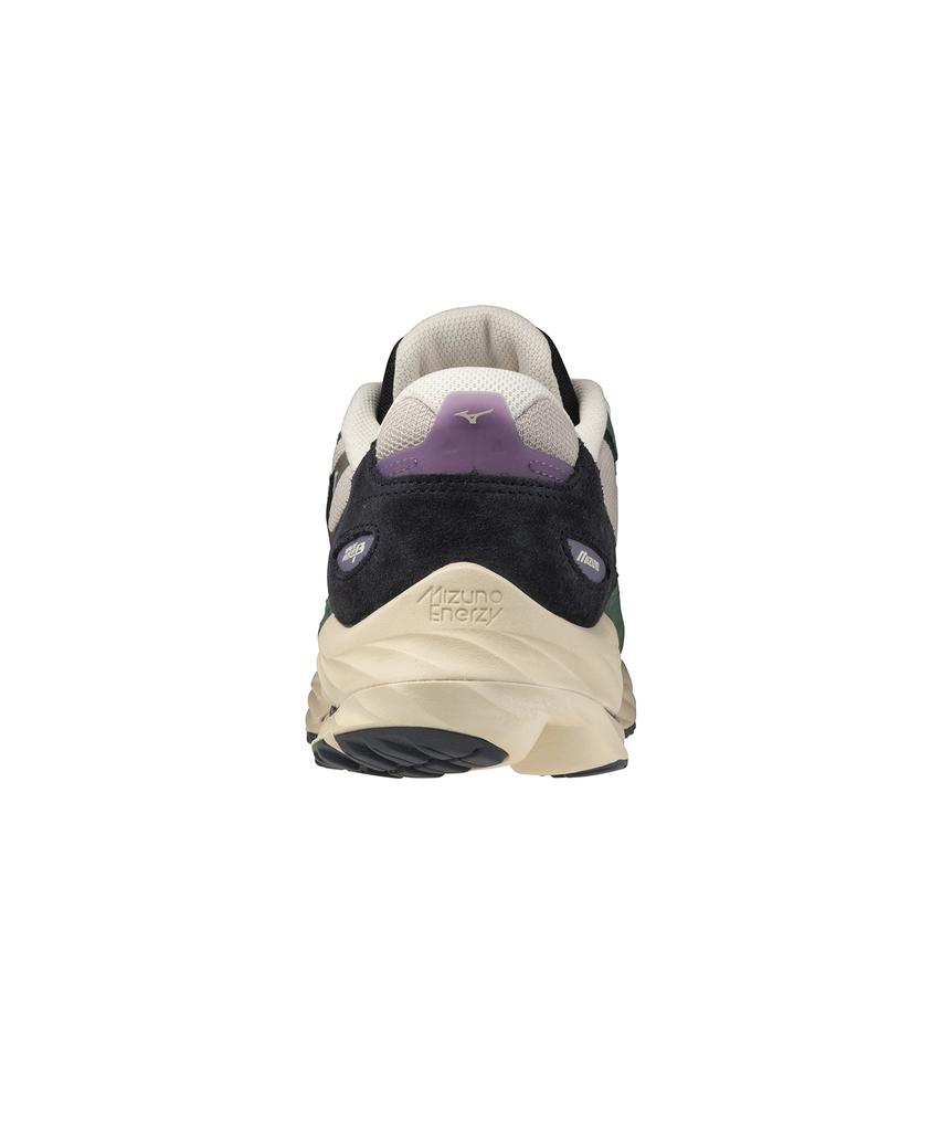 Mizuno (мужчина) Wave Rider Beta - Серебряное Облако:Вулкан:Бистро-зеленый / D1Ga330918