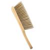 Healeved Hand Broom with Wooden Handle, Wooden Bench Brush, Fireplace Brush, Soft Bristles, Long Wooden Handle, Dust Brush for Hearth, Organizing, Car