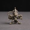 Brass Tantric Guardian Statue Home Decor Copper Figurines Miniatures Golden Winged Roc Bird Nepal Buddha Sculpture Decoration