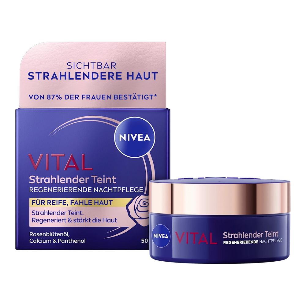 Немецкий ночной крем Nivea Vital Radiance 50 мл