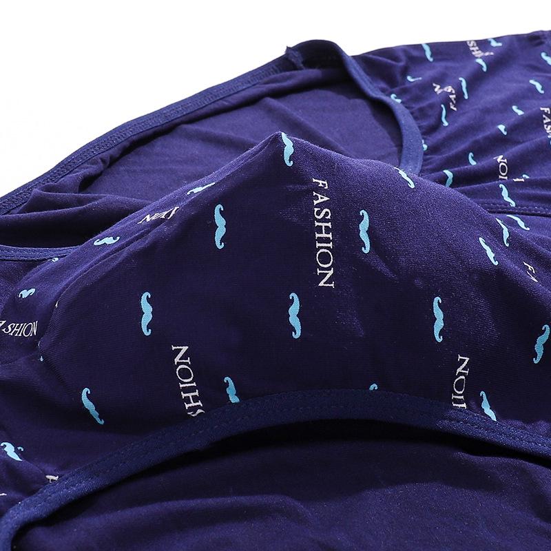 Полный мужчина Модальные мужские трусы средней посадки больших размеров свободного кроя - Весенне-летний стиль