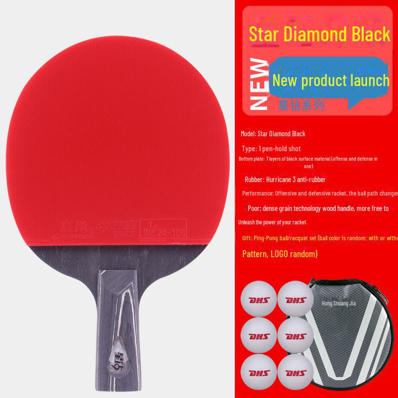 DHS Table Tennis Racket - Beginner To Pro Level, Horizontal & Vertical Orientation