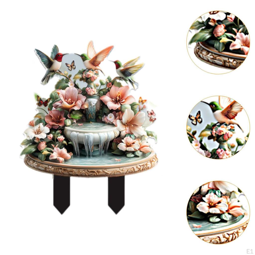 Садовая Стальная Терраса Цветочная Клумба Декоративный Газон Идеальный Подарок Уникальный Водонепроницаемый Уличный - акрил