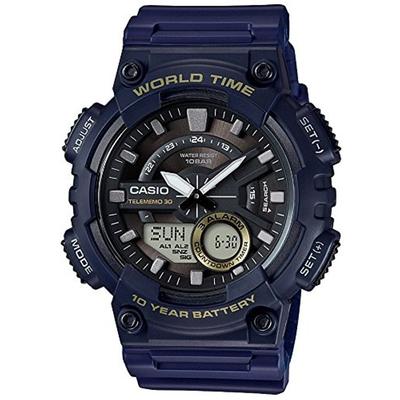 [Casio] Часы Casio Collection Standard AEQ-110W-2AJF Мужские Черный Синий (АЕQ-110)