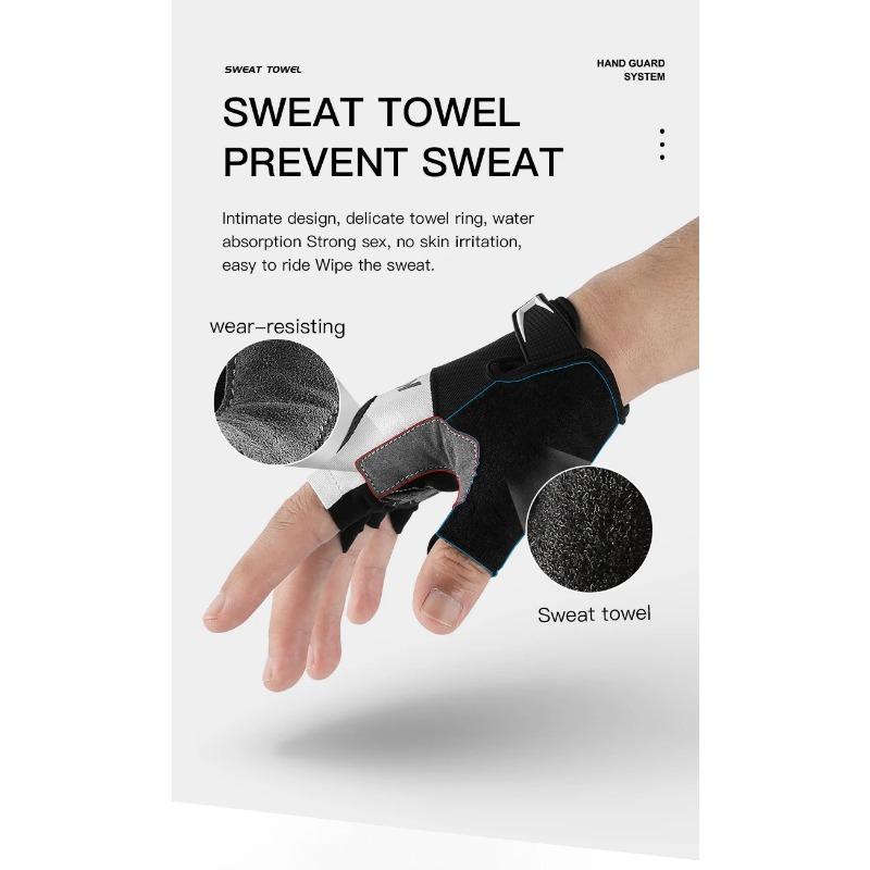 Outdoor Use Professional Bicycle Gloves for Daily Active Fitness Silicone Anti Slip Shock-Absorbing Wear-Resistant Bicycle Gloves