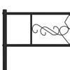 Replacement Headboard Metal Black 75 cm