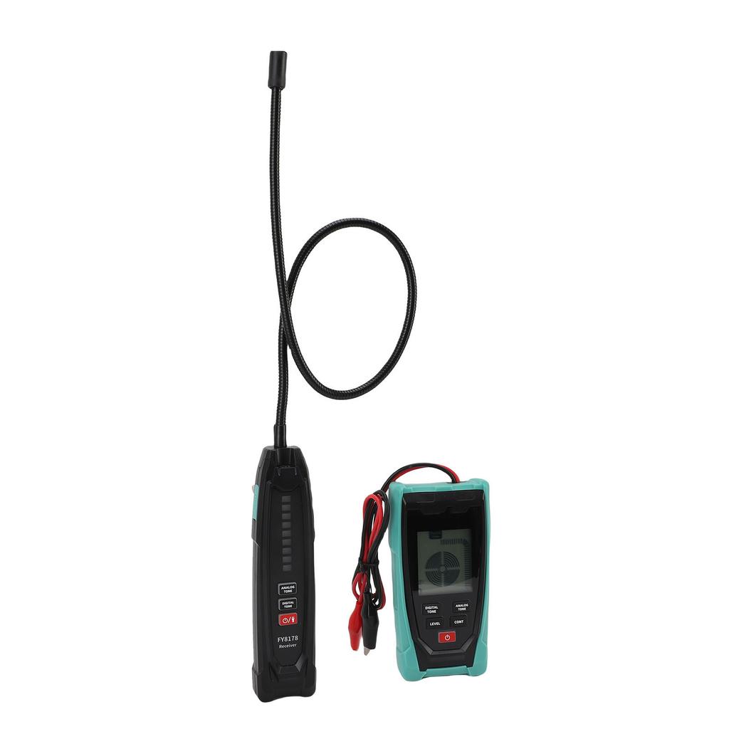 Underground Wire Locator Adjustable Sensitivity Digital Analog Buried Wire Tracer Cable Break Detector