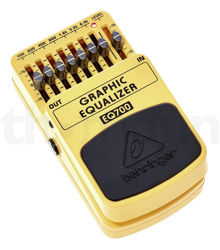 Behringer Behringer Гитарная педаль эффектов 7-полосный графический эквалайзер EQ700 ГРАФИЧЕСКИЙ ЭКВАЛАЙЗЕР