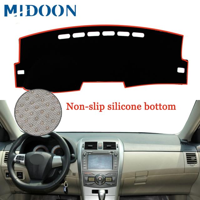 For Toyota Corolla Axio 2007 2008 2009 2010 2011 2012 2013 Car Styling Covers Dashmat Dash Mat Sun Shade Dashboard Cover Capter