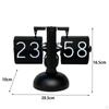 Automatic Page Turning Clock Flip Retro Digital Desk for Living Room