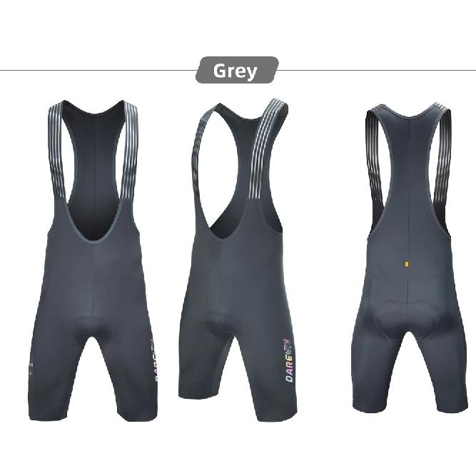 DAREVIE Cycling Bib Shorts Seamless 4.0 Italy ELASTIC-INTERFACE Pad Cycling Shorts Diamond Leg Gripper Men's Bretelelle Shorts
