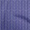 Georgette Viscose Navy Blue Fabric Block Sewing Material Print Fabric By The Yard 42 Inch