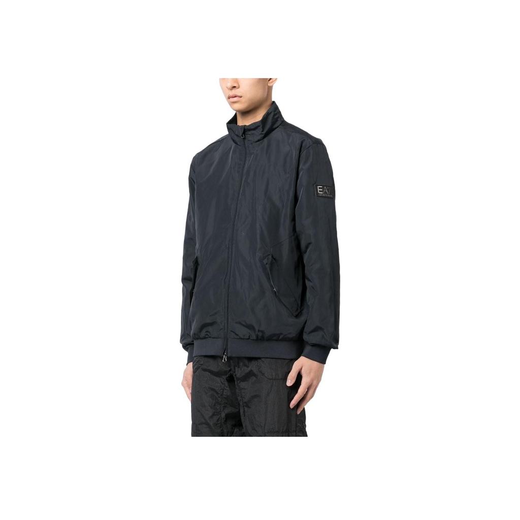 Emporio Armani SS23 Серия EA7 Однотонная Нашивка с Логотипом Пилотская Куртка Мужские куртки Темно-Синий 3RPB24-PNT3Z-1578