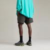Fear of God Essentials SS24 Шорты-худи с принтом букв На шнурке Средняя посадка Прямые Американские Плотные Повседневные шорты для мужчин Чернильный черный 160SP242000F