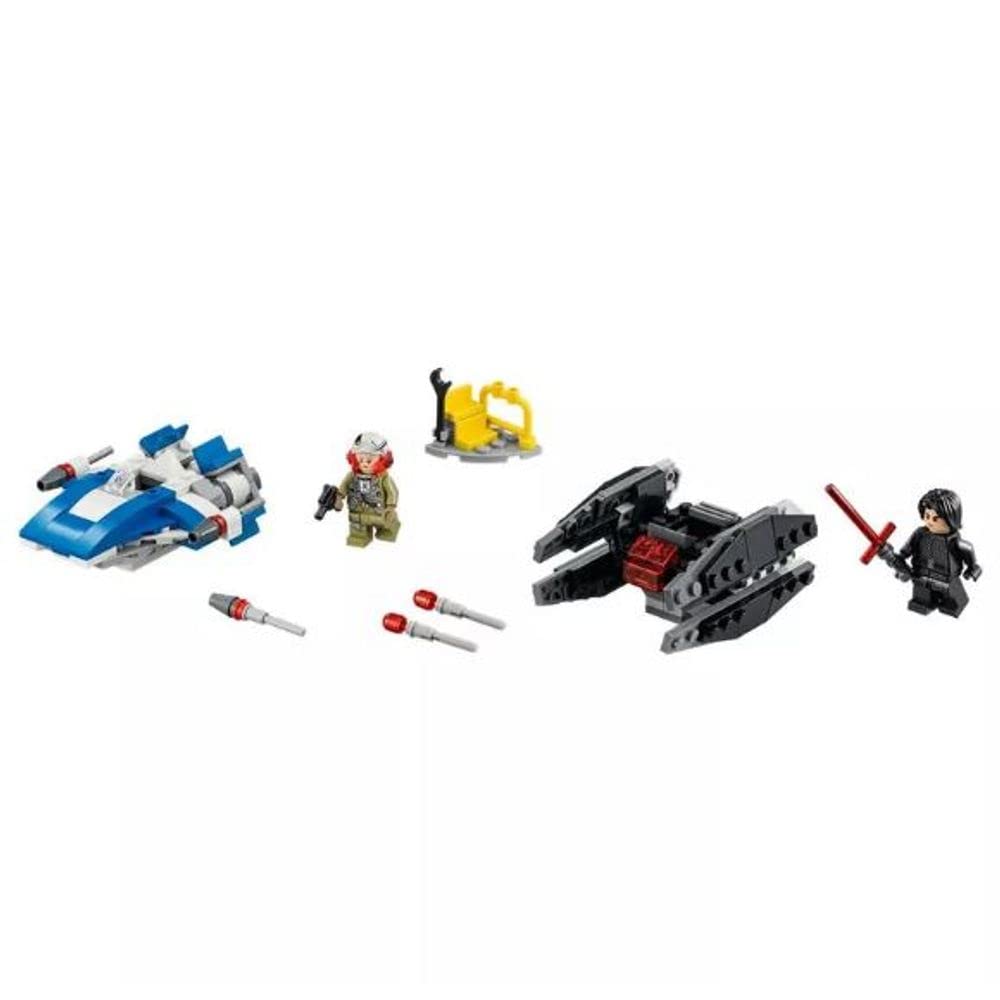 LEGO Star Wars TIE Silencer Microfighters 75196 A-Wing против.