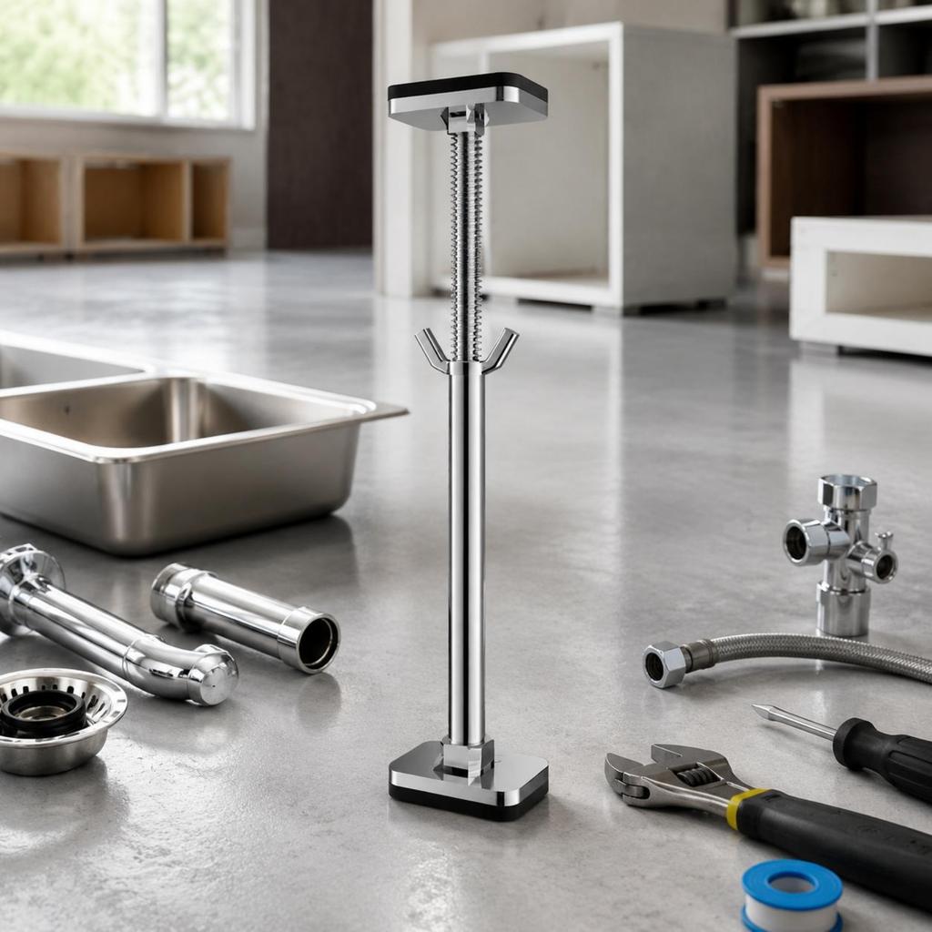 Under-Mount Sink Support Brace Heavy Duty Undermount Sink Bracket Home Repair Hardware Universal Fit Space Saving for Bathroom
