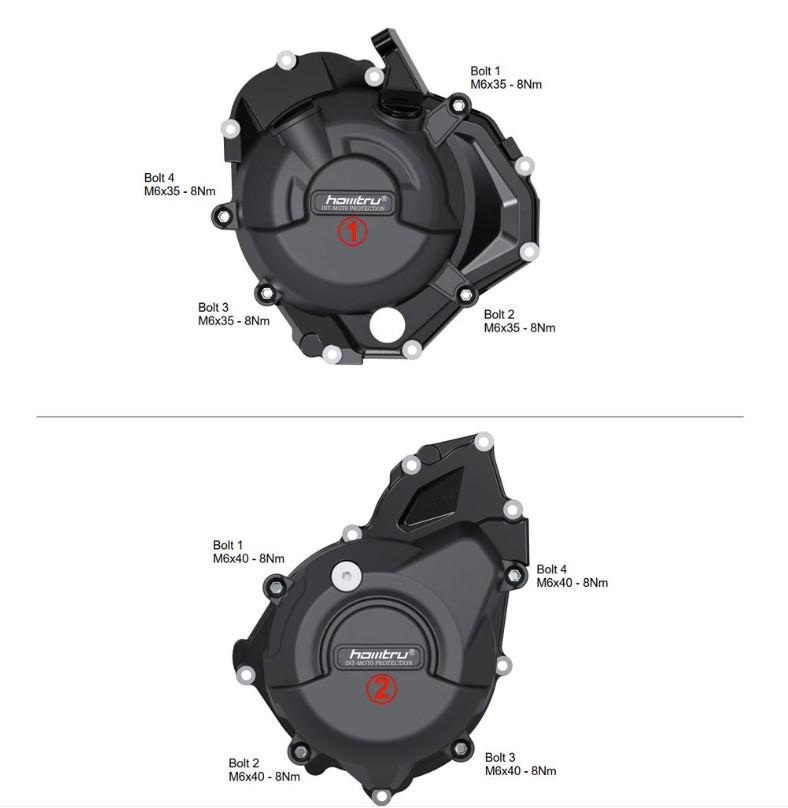 CFMOTO 450SR/450NK 2022-2024 Engine Anti-Fall Side Cover