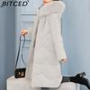 BITCED Women's Padded Coat - Plus Size, Mid-Length Winter Jacket