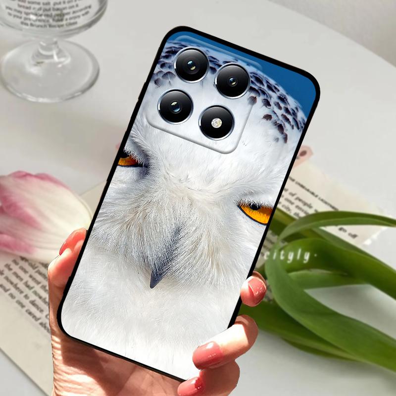 Чехлы Для Xiaomi 14T Бампер Оболочка Mi 14T Силиконовый Мягкий ТПУ Матовый Чехол Для Телефона Для Xiaomi 14T Pro 5G Милый Мультяшный Coque Funda Capa