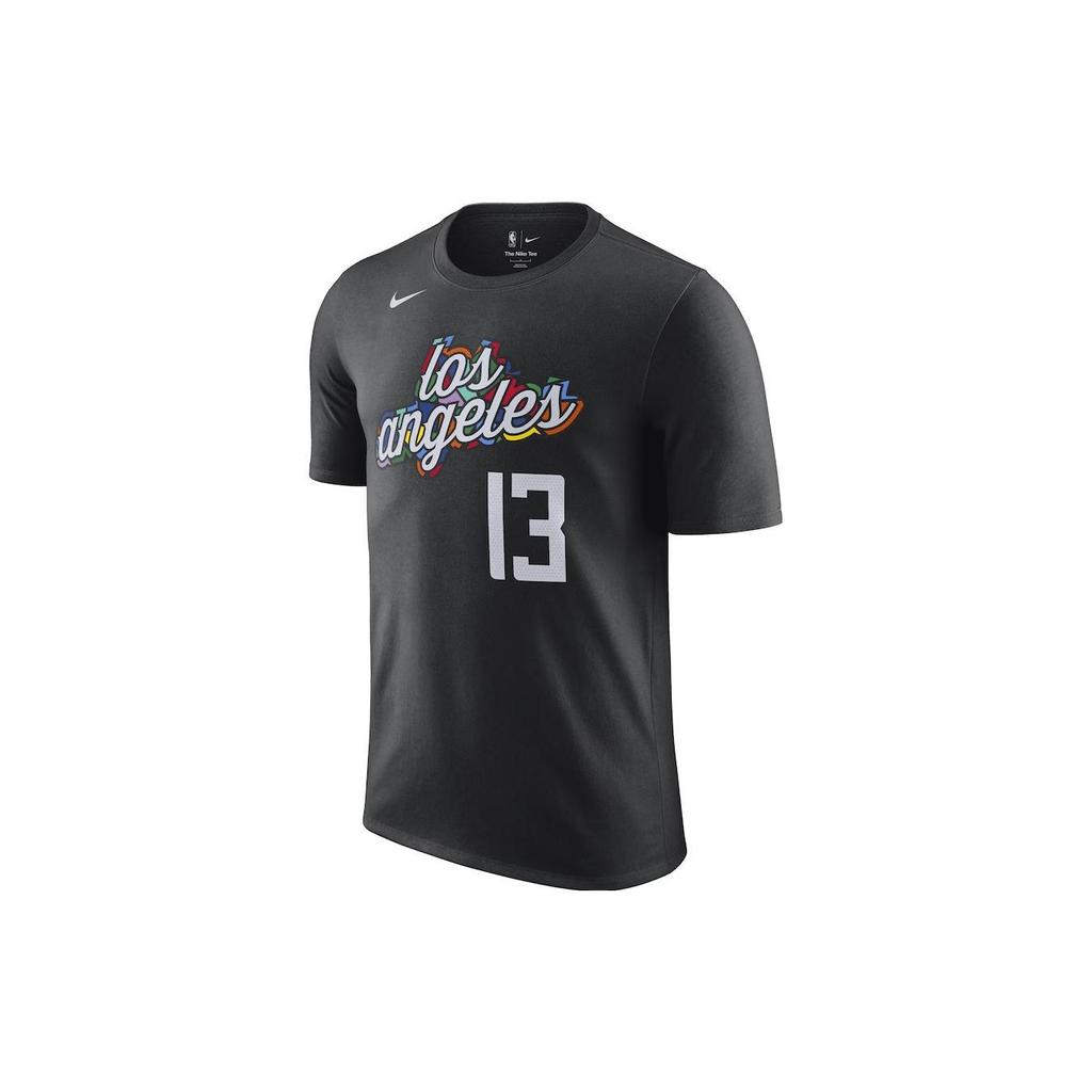 Nike Los Angeles Clippers Paul George 22-23 City Edition Short Sleeve T-Shirt Men Tops Black DV5992-019