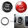 2Pcs Start Button Ignition Switch Stickers Self-Adhesive Fit for BMW E Chassis E90 E60