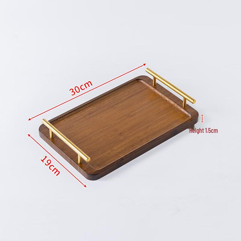 New Chinese Style Wooden Rectangular Tea Tray