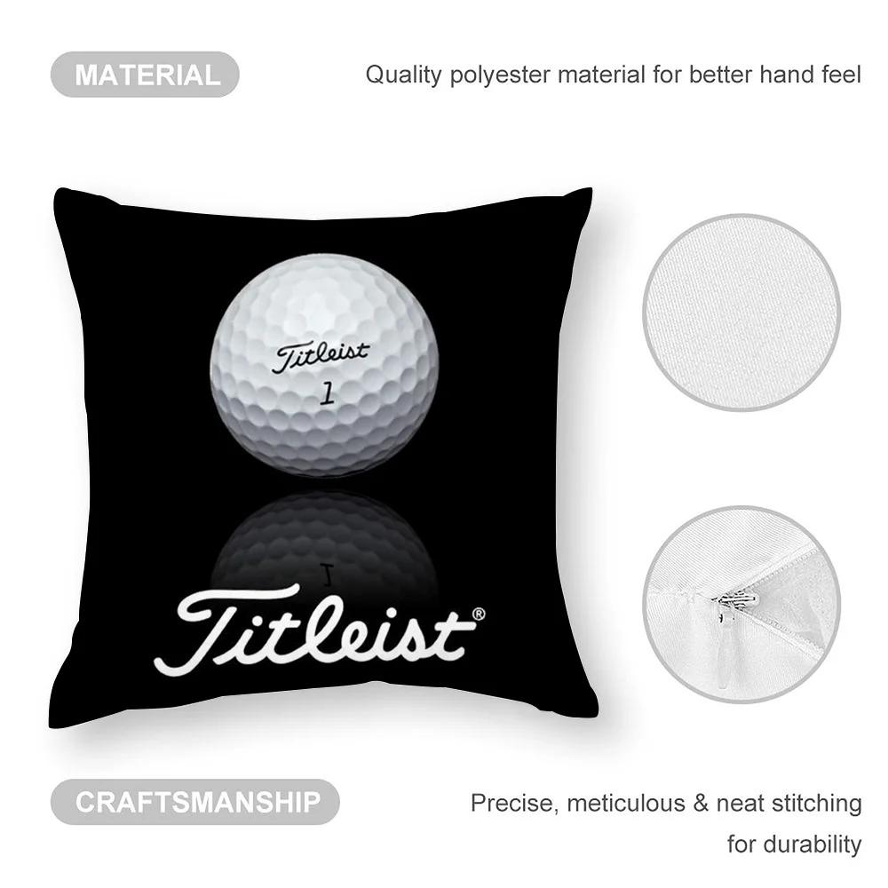 Спортивные Подушки для Гольфа T-Titleists Наволочки Плюшевая Ткань Мягкие Двусторонний Принт Чехлы для Подушек Дивана Декоративные Подушки