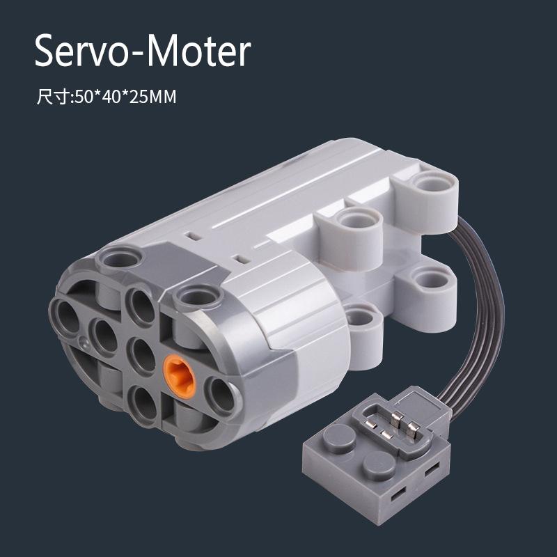 Technical Motor Parts Building Block Compatible Technical Mechanical Group MOC PF Power Function Upgrade XL-M-Servo Motor