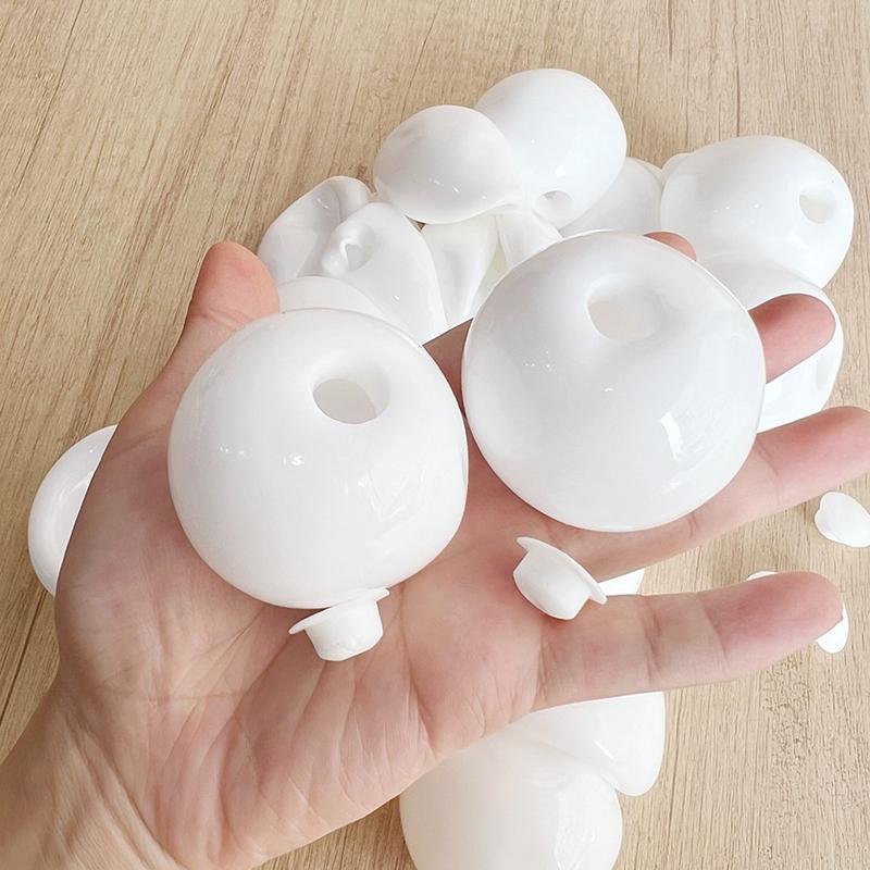 1 шт. сферические ювелирные изделия Tpr литейные формы ультратонкие молочные ароматизаторы жидкость молочно-белый цвет мяч кожаный самодельный наполнитель медленный отскок игрушки